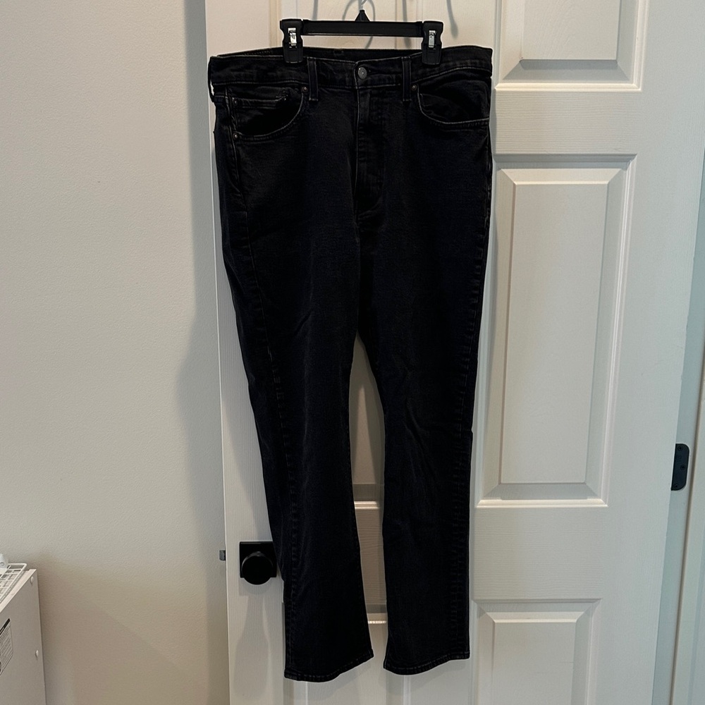 Levi's Men's Straight Black Jeans 514